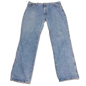Vintage Sedgefield Made in USA Light Wash Straight Leg Jeans Mens 40x34 SF601SW